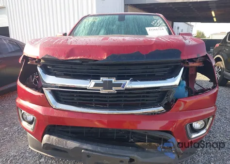 2016 Chevrolet Colorado Lt from USA, damaged, VIN 1GCGTCE36G1248400